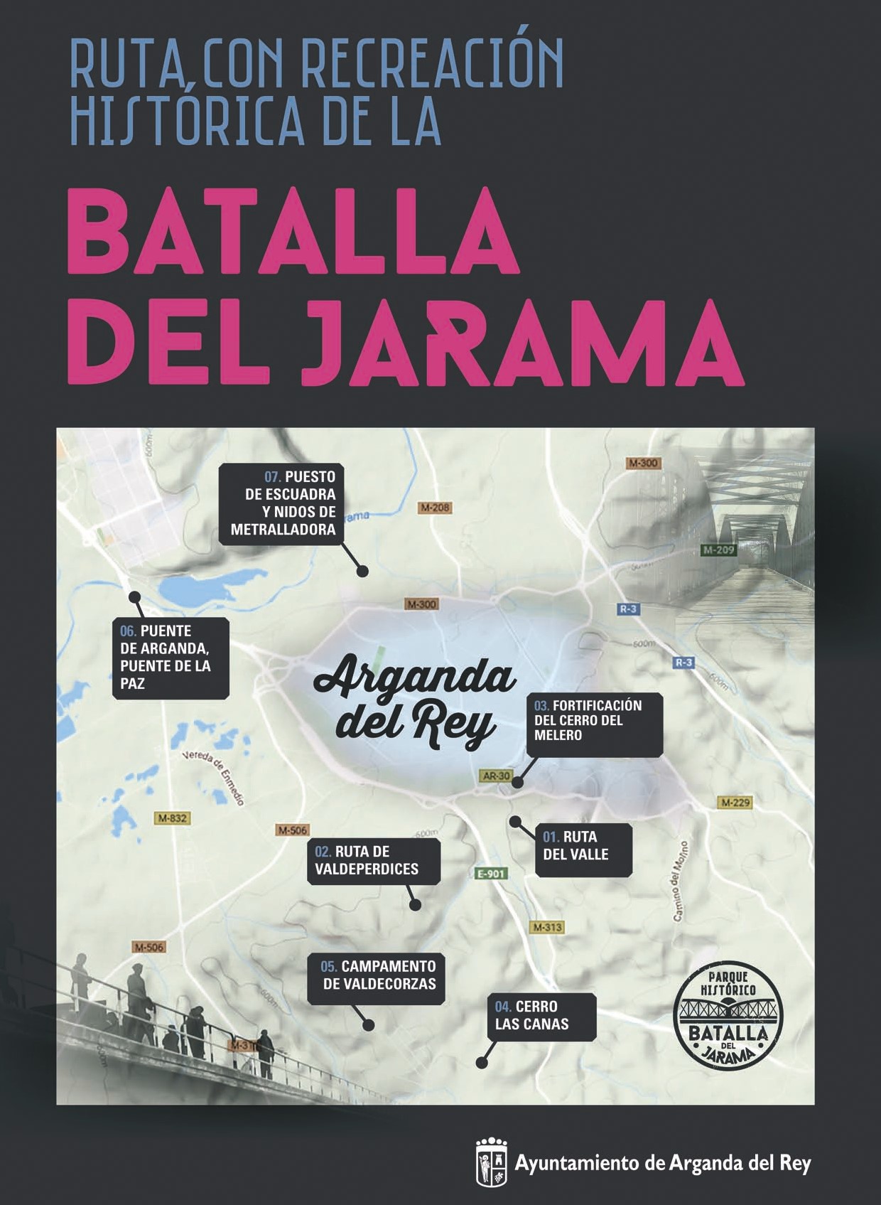 Arganda del Rey conmemorará un año más las Jornadas de la Batalla del Jarama con una ruta con recreación histórica